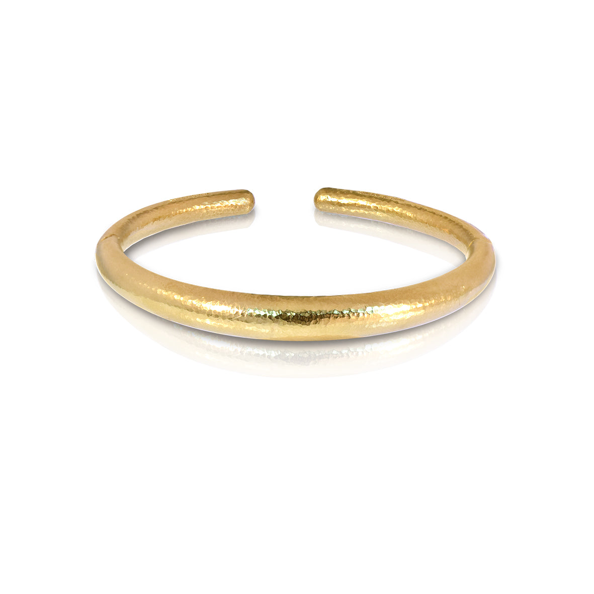 LALAoUNIS Hand Hammered 18K Gold Bracelet
